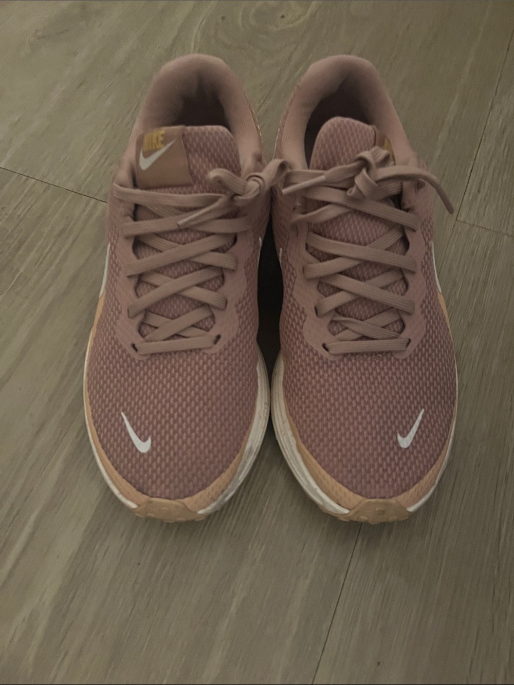 Nike Women’s Athletic Sneakers - Blush Pink with White Swoosh